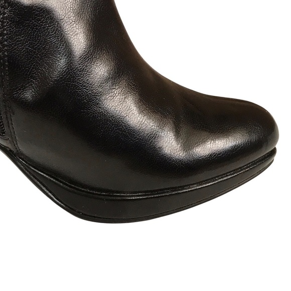 Life stride women's ankle booties black sz 8 soft system leather Slip on Comfort - Picture 8 of 13